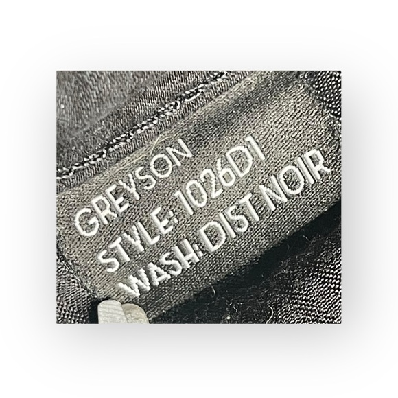 Monfrere 𖤐 Greyson Distressed Japanese Denim Skinny Jeans 𖤐 Black Noir 𖤐 30 - Picture 9 of 16